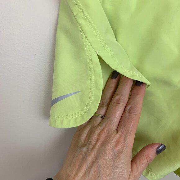 Nike Yellow/Green Neon Inner Brief Running Shorts - Size Medium - Picture 3 of 9